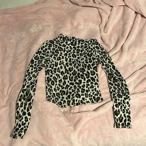 Cheetah print top